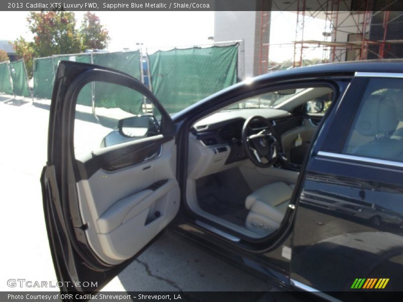 Sapphire Blue Metallic / Shale/Cocoa 2013 Cadillac XTS Luxury FWD