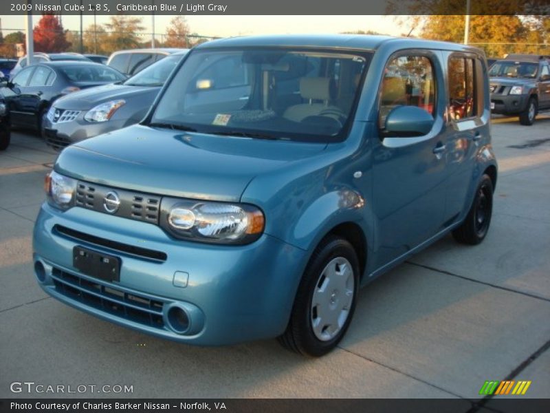 Caribbean Blue / Light Gray 2009 Nissan Cube 1.8 S
