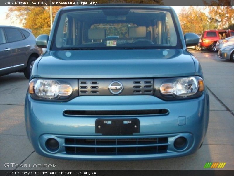 Caribbean Blue / Light Gray 2009 Nissan Cube 1.8 S
