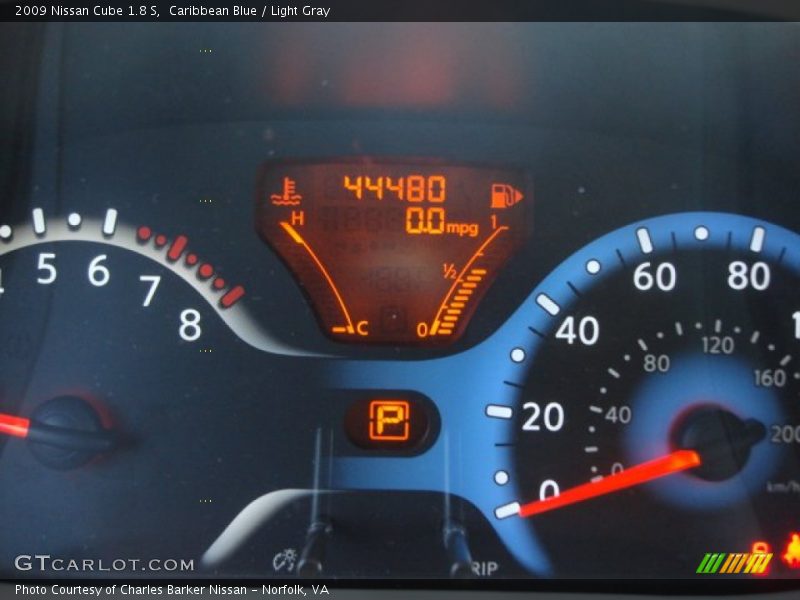 Caribbean Blue / Light Gray 2009 Nissan Cube 1.8 S