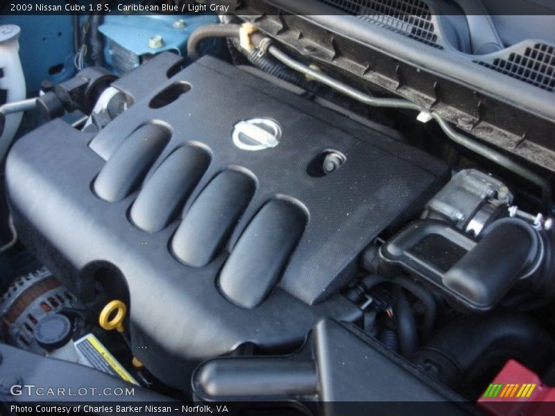 Caribbean Blue / Light Gray 2009 Nissan Cube 1.8 S