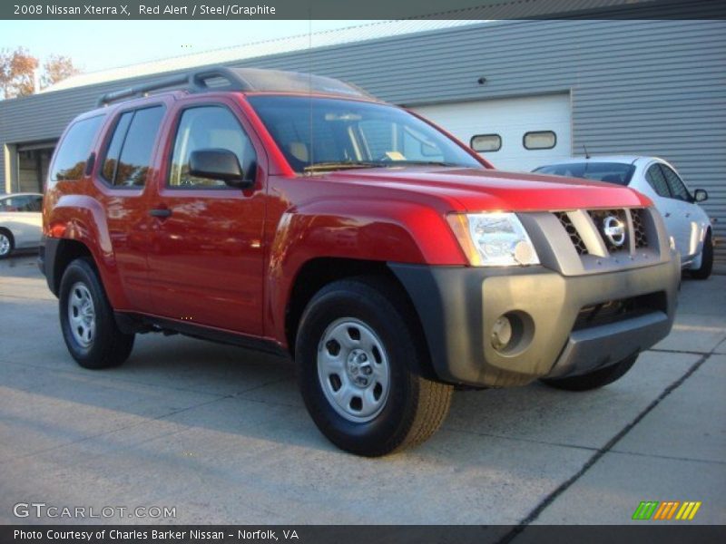 Red Alert / Steel/Graphite 2008 Nissan Xterra X