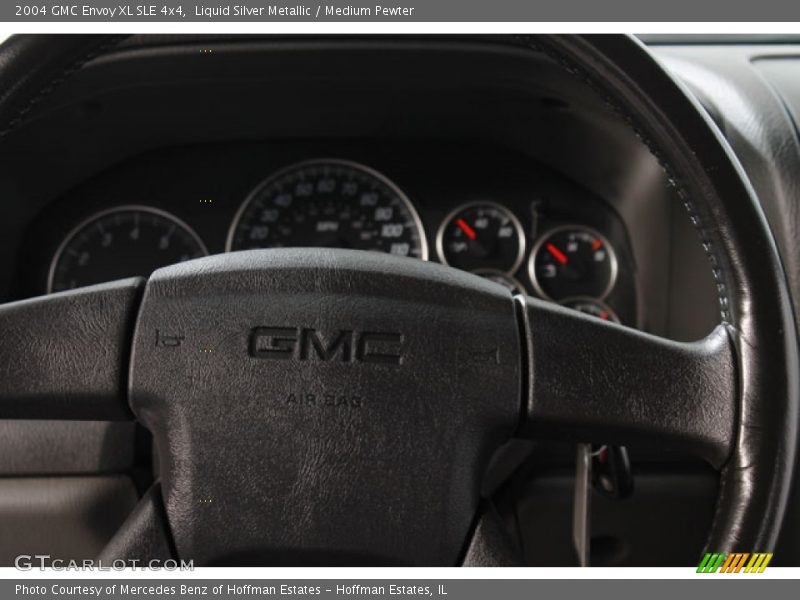 Liquid Silver Metallic / Medium Pewter 2004 GMC Envoy XL SLE 4x4