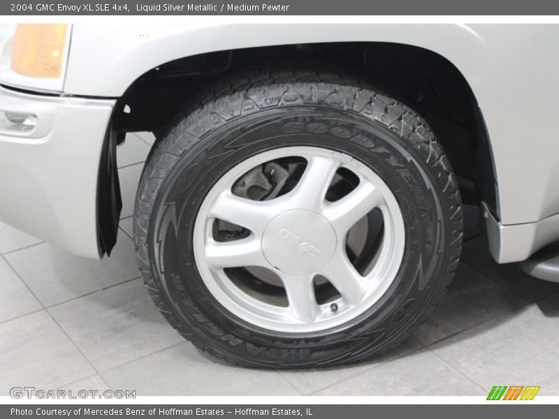 Liquid Silver Metallic / Medium Pewter 2004 GMC Envoy XL SLE 4x4