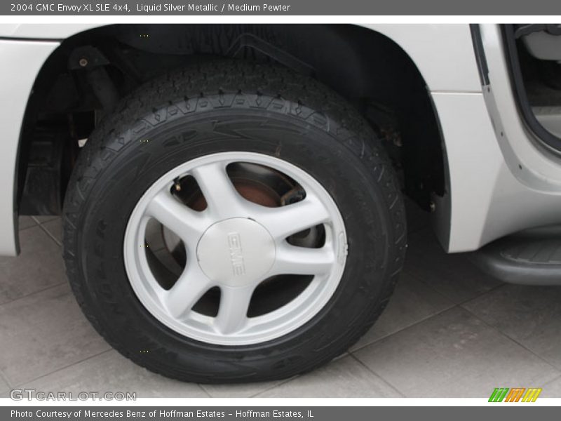 Liquid Silver Metallic / Medium Pewter 2004 GMC Envoy XL SLE 4x4