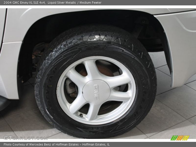 Liquid Silver Metallic / Medium Pewter 2004 GMC Envoy XL SLE 4x4