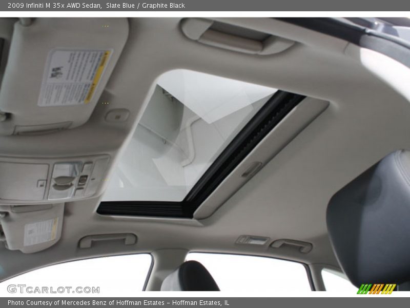 Slate Blue / Graphite Black 2009 Infiniti M 35x AWD Sedan
