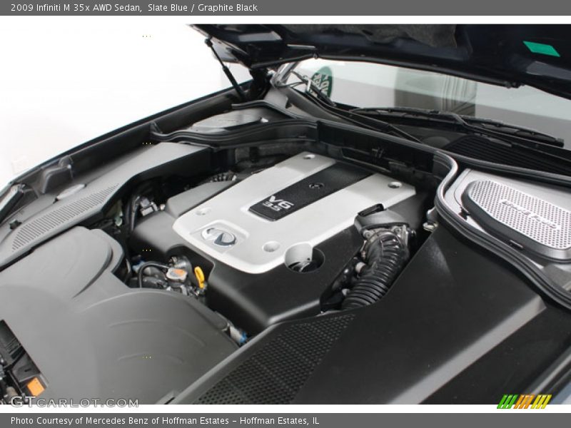 Slate Blue / Graphite Black 2009 Infiniti M 35x AWD Sedan