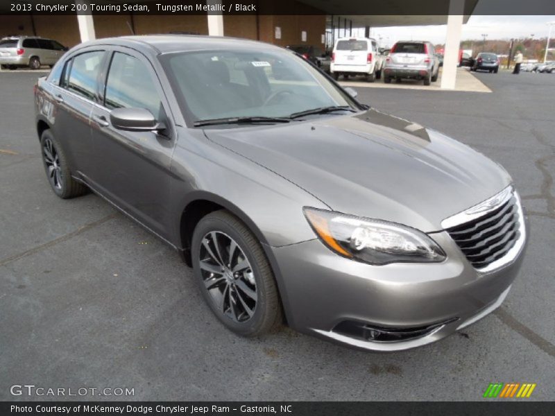 Tungsten Metallic / Black 2013 Chrysler 200 Touring Sedan