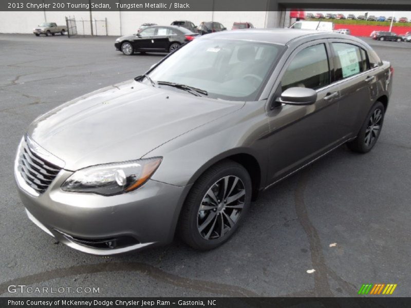 Tungsten Metallic / Black 2013 Chrysler 200 Touring Sedan
