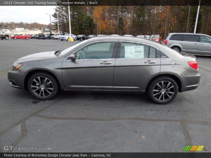 Tungsten Metallic / Black 2013 Chrysler 200 Touring Sedan