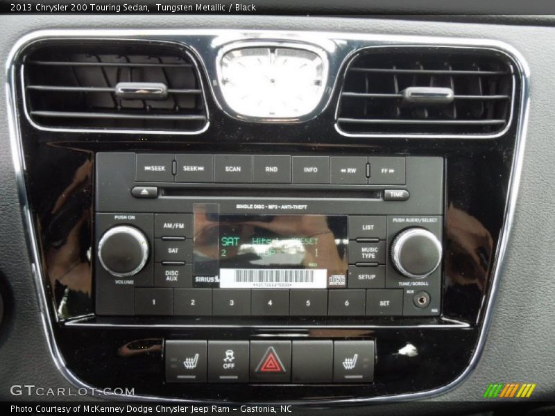 Tungsten Metallic / Black 2013 Chrysler 200 Touring Sedan