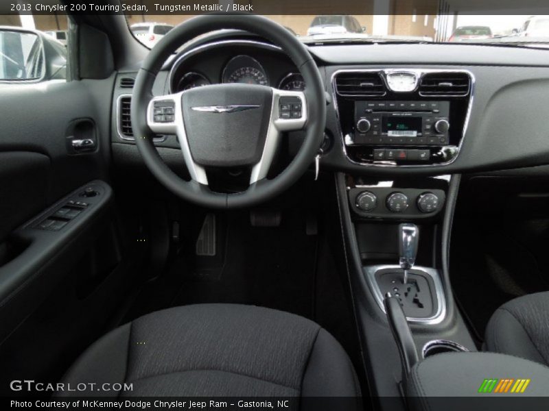 Tungsten Metallic / Black 2013 Chrysler 200 Touring Sedan