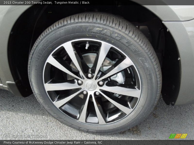 Tungsten Metallic / Black 2013 Chrysler 200 Touring Sedan