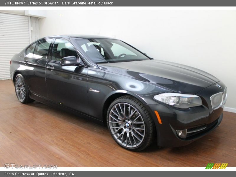 Front 3/4 View of 2011 5 Series 550i Sedan