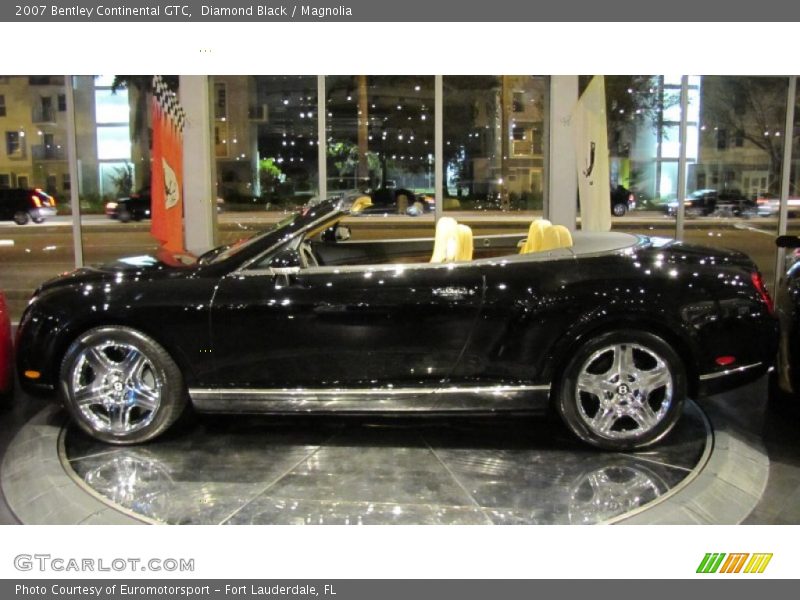 Diamond Black / Magnolia 2007 Bentley Continental GTC