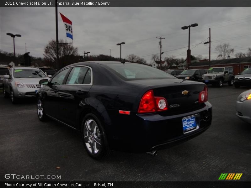 Imperial Blue Metallic / Ebony 2011 Chevrolet Malibu LT