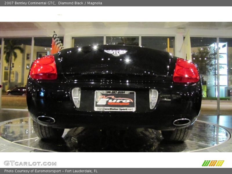 Diamond Black / Magnolia 2007 Bentley Continental GTC