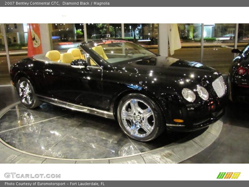 Diamond Black / Magnolia 2007 Bentley Continental GTC