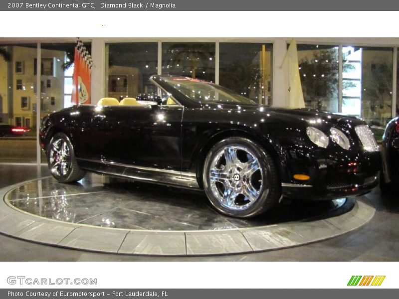 Diamond Black / Magnolia 2007 Bentley Continental GTC