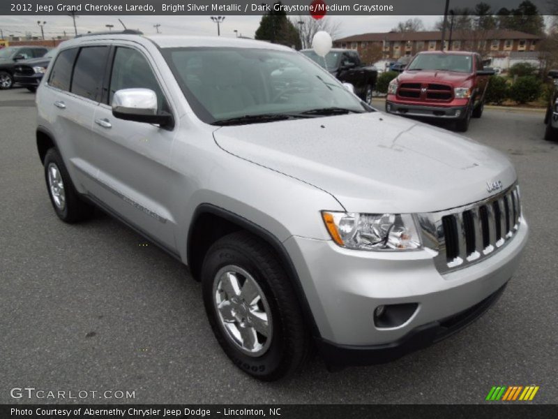 Bright Silver Metallic / Dark Graystone/Medium Graystone 2012 Jeep Grand Cherokee Laredo