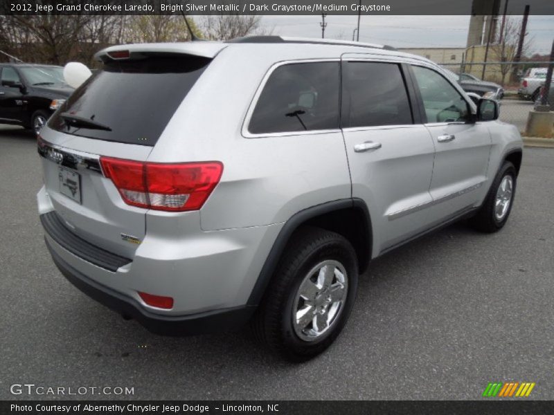 Bright Silver Metallic / Dark Graystone/Medium Graystone 2012 Jeep Grand Cherokee Laredo