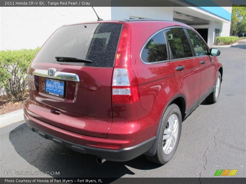 Tango Red Pearl / Gray 2011 Honda CR-V EX