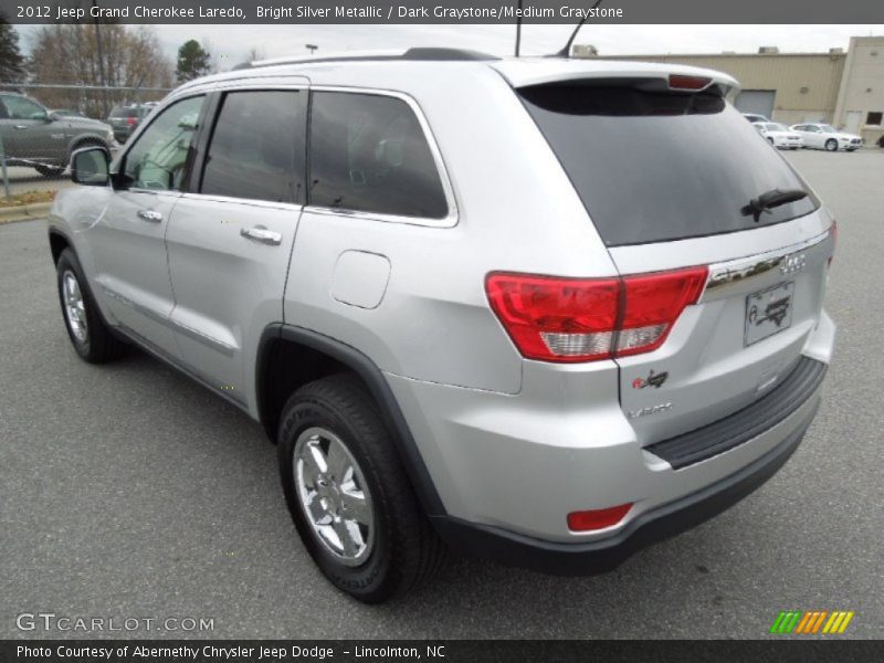 Bright Silver Metallic / Dark Graystone/Medium Graystone 2012 Jeep Grand Cherokee Laredo