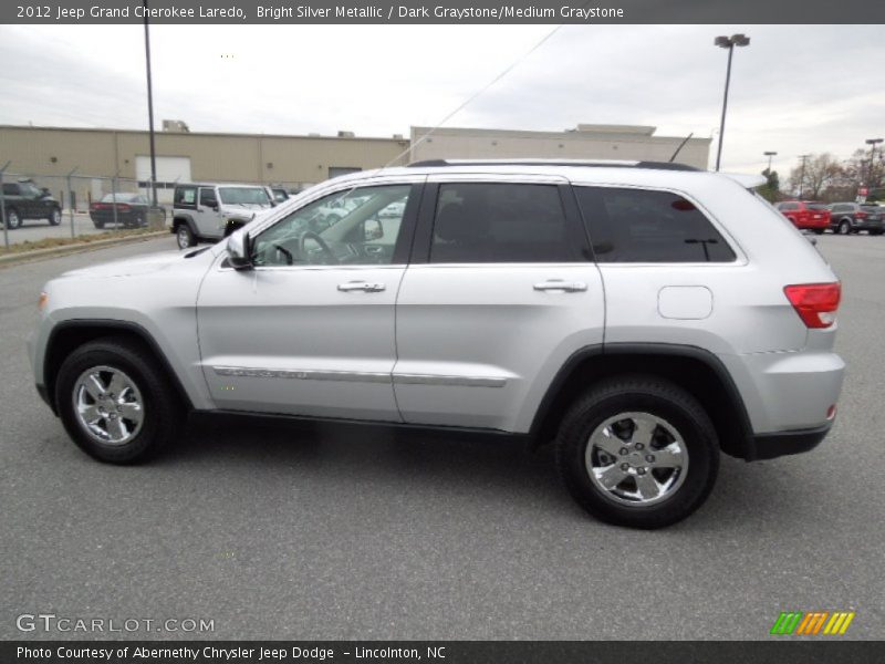 Bright Silver Metallic / Dark Graystone/Medium Graystone 2012 Jeep Grand Cherokee Laredo