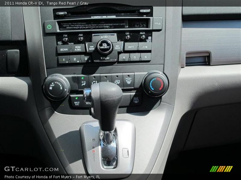 Controls of 2011 CR-V EX