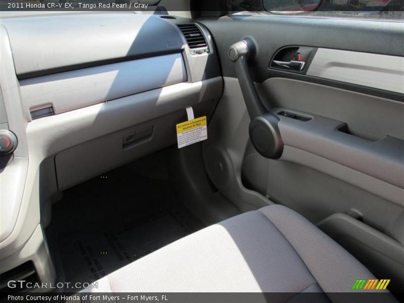 Tango Red Pearl / Gray 2011 Honda CR-V EX