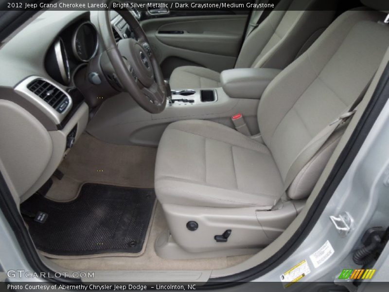 Bright Silver Metallic / Dark Graystone/Medium Graystone 2012 Jeep Grand Cherokee Laredo