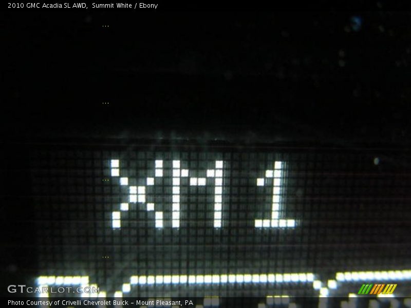 Summit White / Ebony 2010 GMC Acadia SL AWD