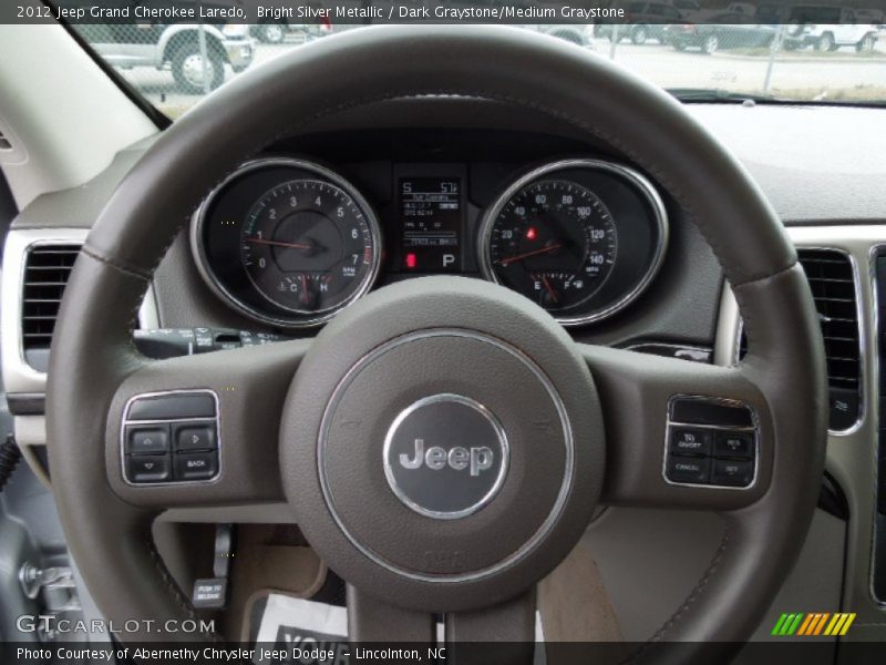 Bright Silver Metallic / Dark Graystone/Medium Graystone 2012 Jeep Grand Cherokee Laredo
