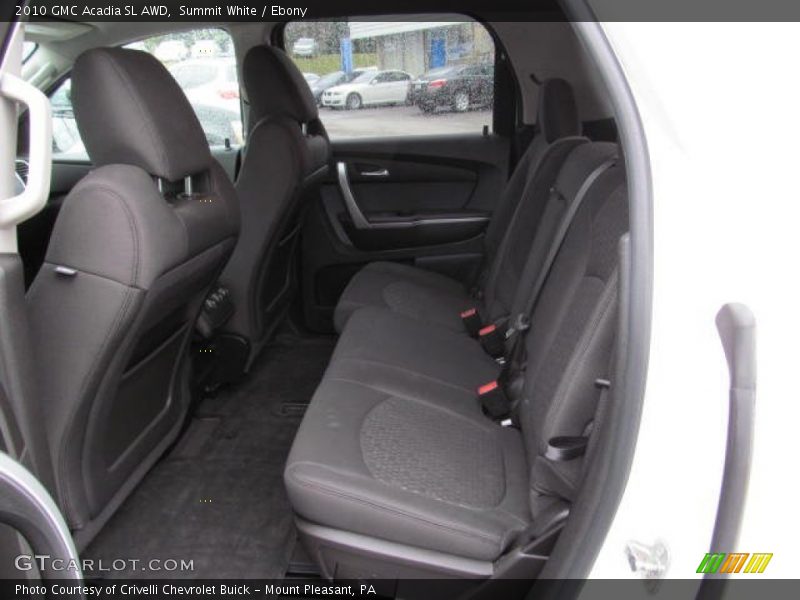 Summit White / Ebony 2010 GMC Acadia SL AWD