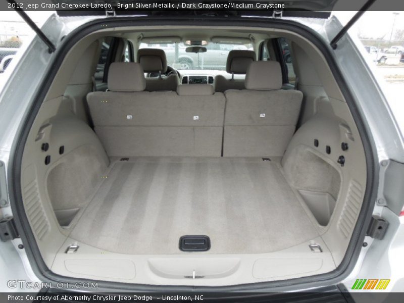 Bright Silver Metallic / Dark Graystone/Medium Graystone 2012 Jeep Grand Cherokee Laredo