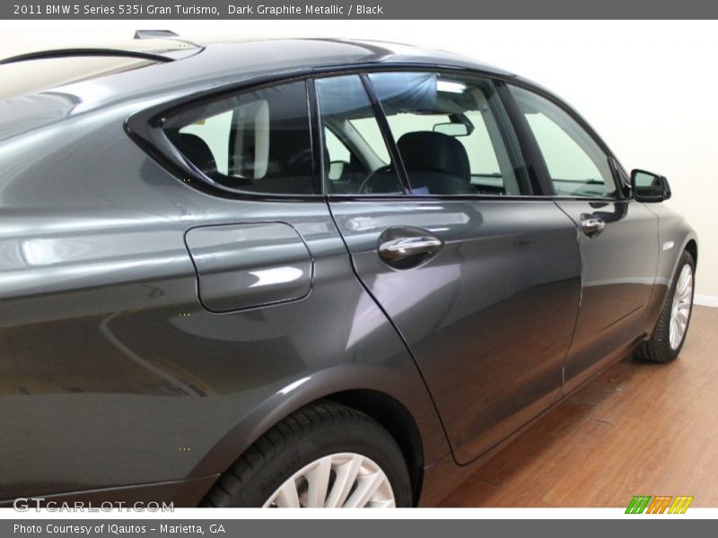 Dark Graphite Metallic / Black 2011 BMW 5 Series 535i Gran Turismo