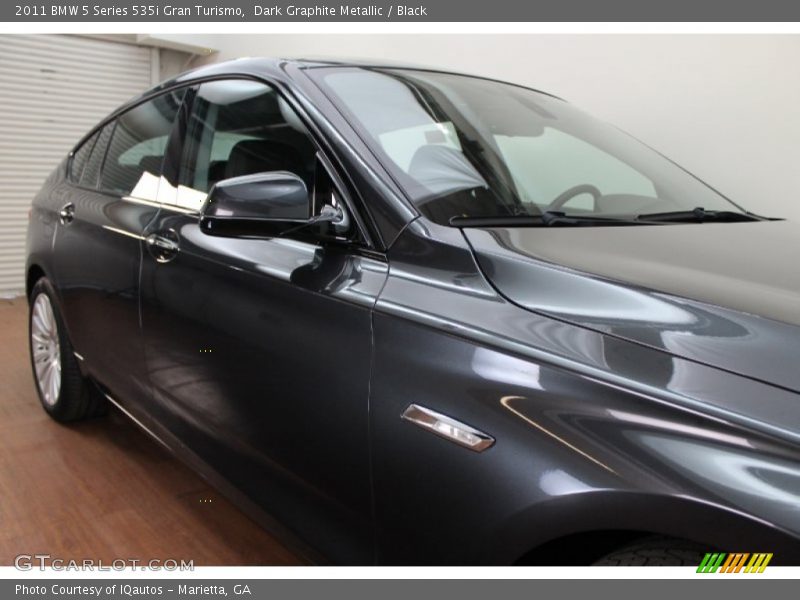 Dark Graphite Metallic / Black 2011 BMW 5 Series 535i Gran Turismo