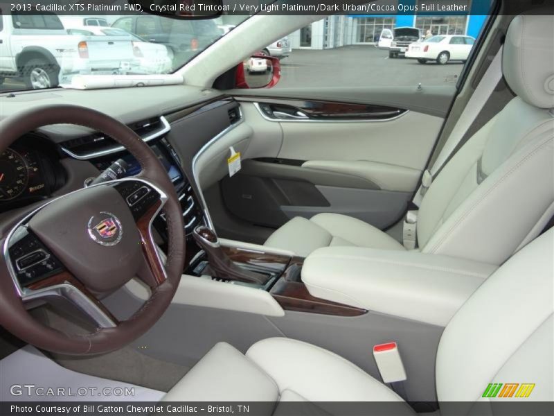 Front Seat of 2013 XTS Platinum FWD
