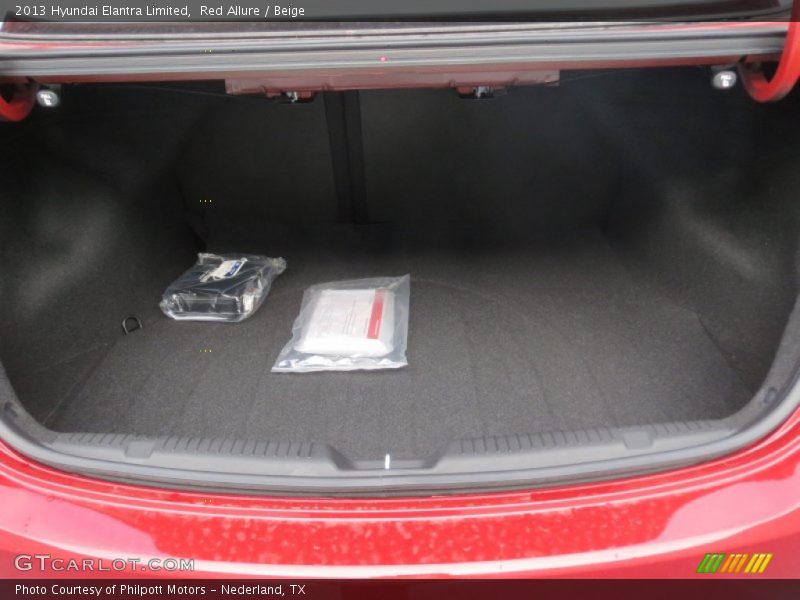 Red Allure / Beige 2013 Hyundai Elantra Limited