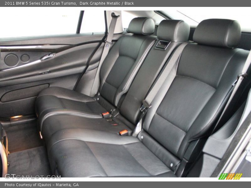 Rear Seat of 2011 5 Series 535i Gran Turismo