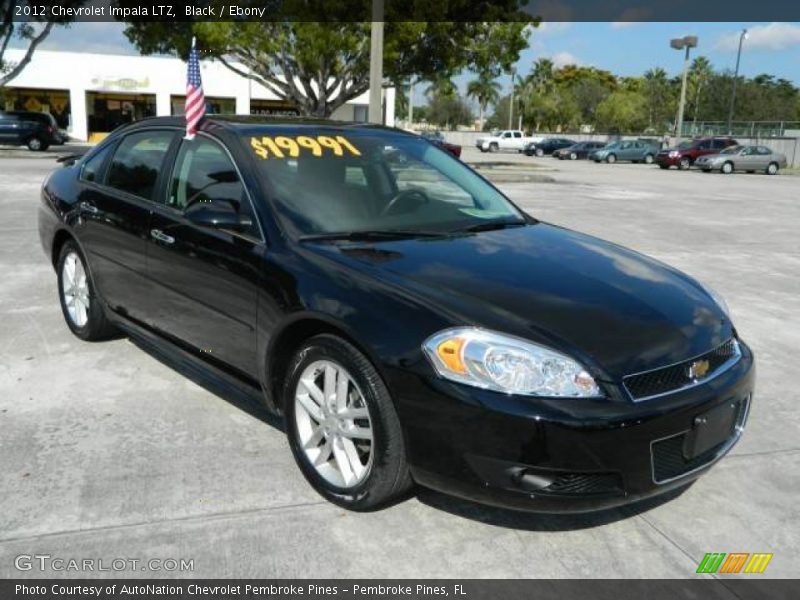 Black / Ebony 2012 Chevrolet Impala LTZ