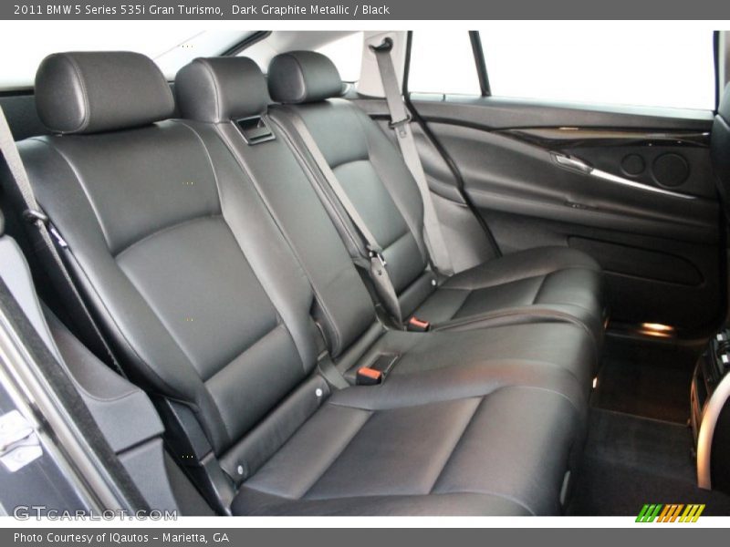 Rear Seat of 2011 5 Series 535i Gran Turismo