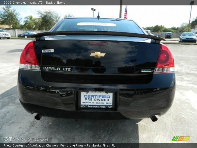Black / Ebony 2012 Chevrolet Impala LTZ