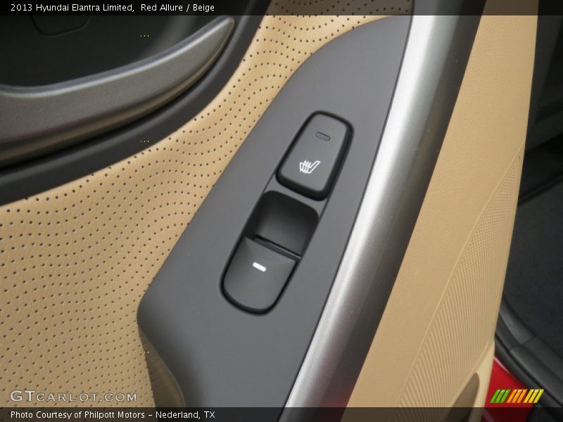 Red Allure / Beige 2013 Hyundai Elantra Limited
