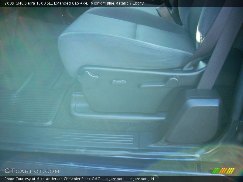 Midnight Blue Metallic / Ebony 2009 GMC Sierra 1500 SLE Extended Cab 4x4
