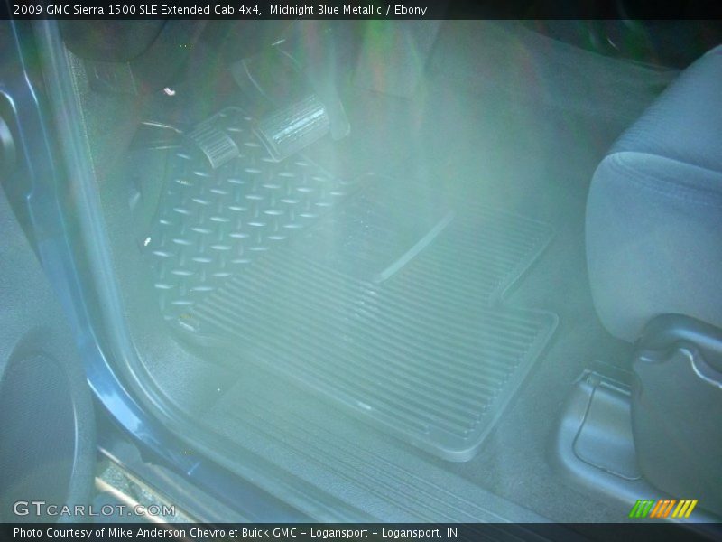 Midnight Blue Metallic / Ebony 2009 GMC Sierra 1500 SLE Extended Cab 4x4