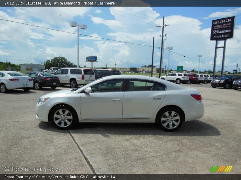 White Diamond Tricoat / Cashmere 2012 Buick LaCrosse FWD