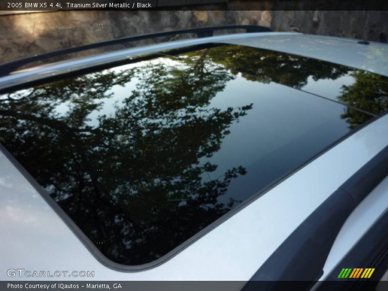 Titanium Silver Metallic / Black 2005 BMW X5 4.4i
