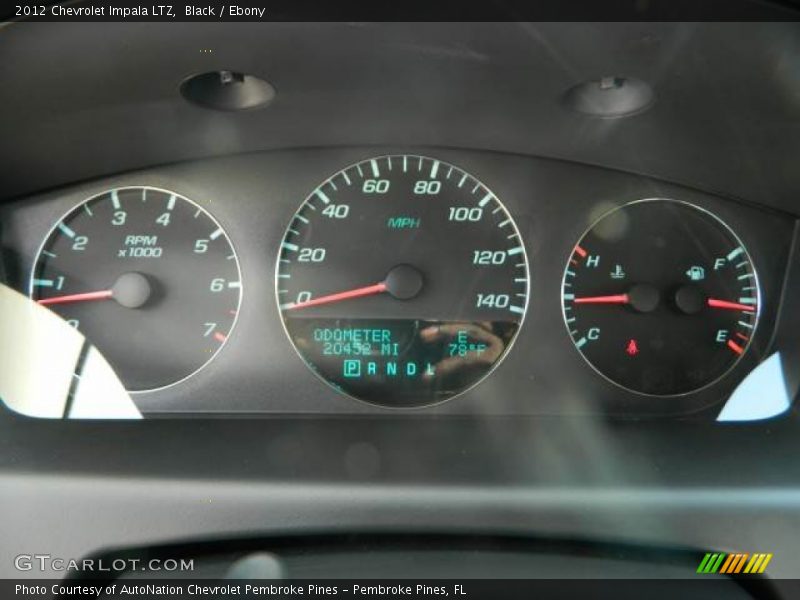Black / Ebony 2012 Chevrolet Impala LTZ
